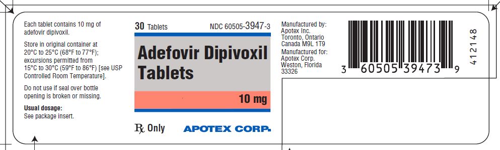 '.Adefovir Dipi 10 MG   TAB 30 By Apotex C.'