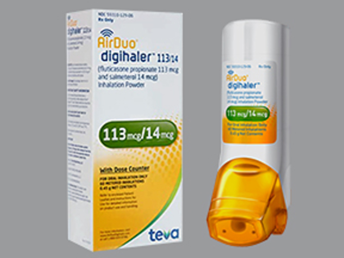 Rx Item-Airduo Digihaler 113-14 Mcg Aer 27 By Teva Pharmaceuticals USA/Brand