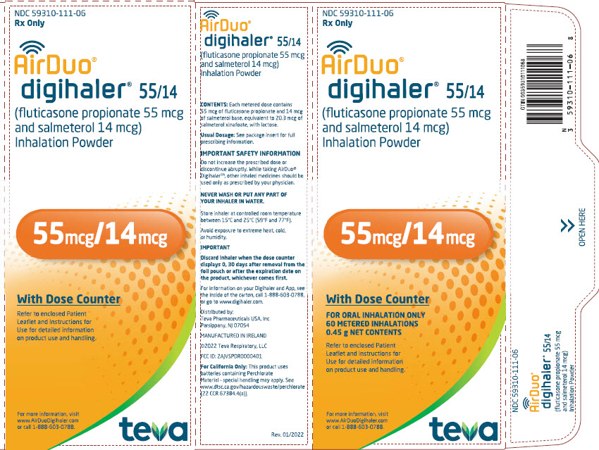 Rx Item-Airduo Digihaler 55-14 Mcg Aer 27 By Teva Pharmaceuticals USA/Brand