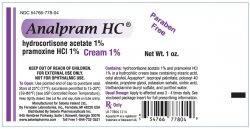 Rx Item-Analpram Hc 1 %-1 % Crm 1 By Sebela Pharmaceuticals USA/Sps