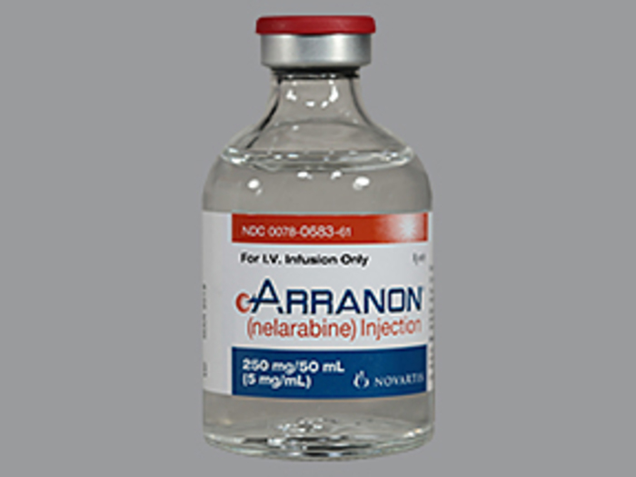 Rx Item-Arranon 250Mg/50Ml Vial nelarabine 50 By Sandoz Novartis Pharm Corp 