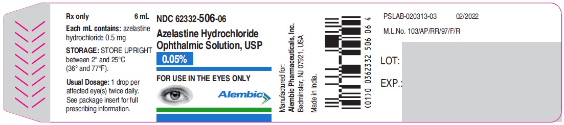 Rx Item-Azelastine 0.05% Drp 6 By Alembic Pharmaceuticals USA Gen Optivar