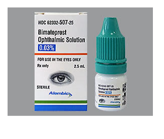 Rx Item-Bimatoprost 0.03% Drops 2.5 By Alembic Pharmaceuticals USA Gen Lumigan 