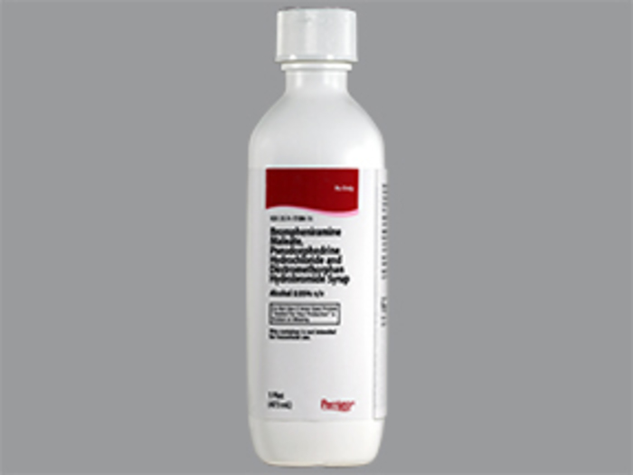 Rx Item-Brompheniramine-PSE-DM- 2-30-10MG Syr 473 By Perrigo Co 