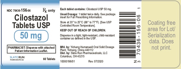 Rx Item-Cilostazol 50 Mg Tab 60 By Slate Run Pharmaceuticals USA Gen Pletal