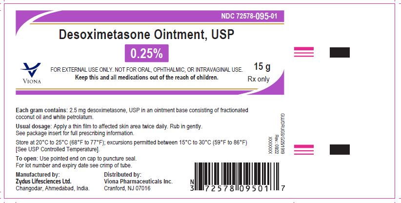 Rx Item-Desoximetason 0.25% Ont 15 By Viona Pharmaceuticals USA Gen Topicort