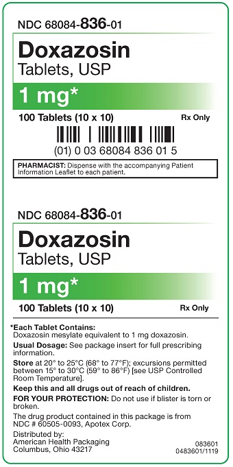 '.Doxazosin Ahp 1 Mg Tab 100 By .'