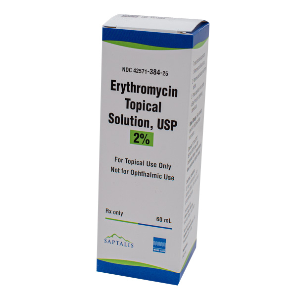 Rx Item-Erythromycin 2% Topical Sol 60 By Micro Labs USA Gen Eryderm