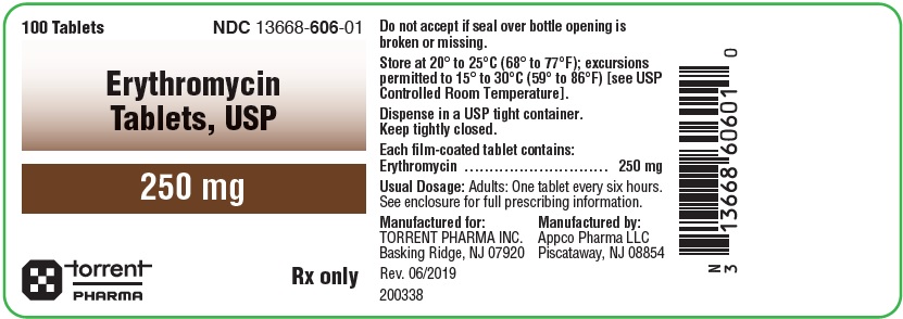 '.Erythromycin  250 MG  TAB 100 By Torrent.'