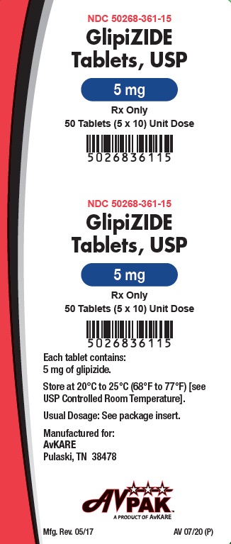 '.Glipizide 5 Mg Tab 50 By Avkar.'