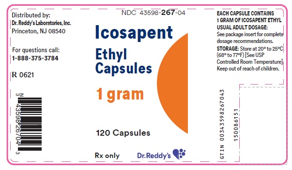 Rx Item-Icosapent Ethyl 1 GM  Cap 120 By Dr. Reddys Lab Gen Vascepa