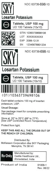 Rx Item-Losartan 100 Mg Tab 100 By Mckesson Gen Cozaar UD
