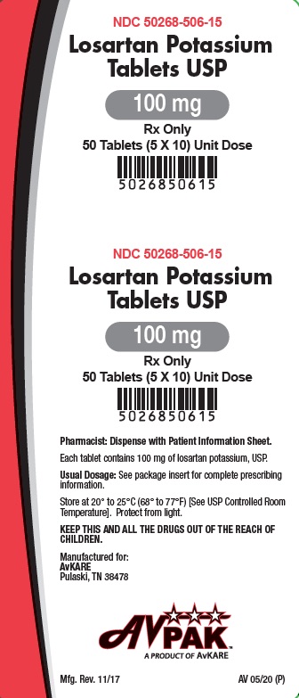 Rx Item-Losartan Potassium 100 Mg Tab 50 By Avkare USA UD Gen Cozaar