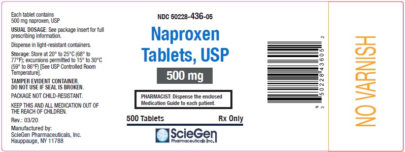 Rx Item-Naproxen 500 Mg Tab 500 By Sciegen Pharmaceuticals USA Gen Naprosyn