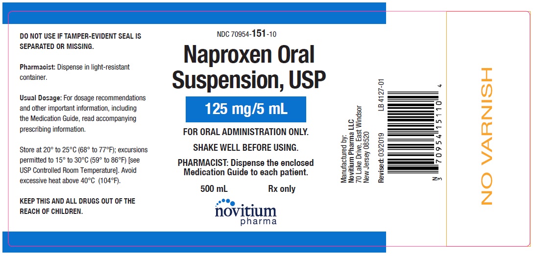 Rx ItemNaproxen Sod 125 Mg/5Ml Sus 500 By Novitium Pharma USA Gen Naprosyn