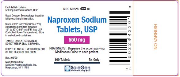Rx Item-Naproxen Sod 550 Mg Tab 100 By Sciegen Gen Anaprox