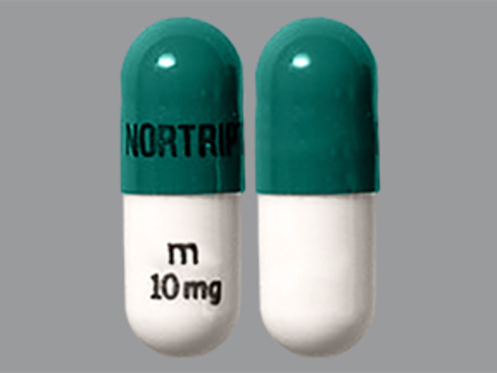 Rx Item-Nortriptyline 10 Mg Cap 100 By Dr. Reddy Mayne Pharma gen Pamelor