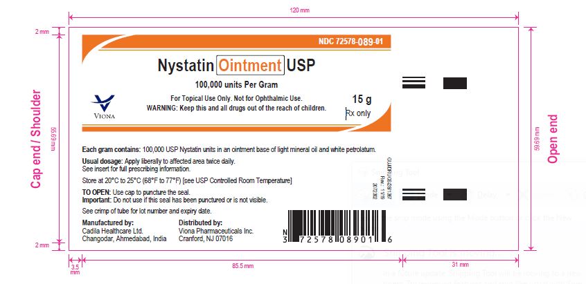 Rx Item-Nystatin 100000/G Ont 30 By Viona Pharmaceuticals USA 