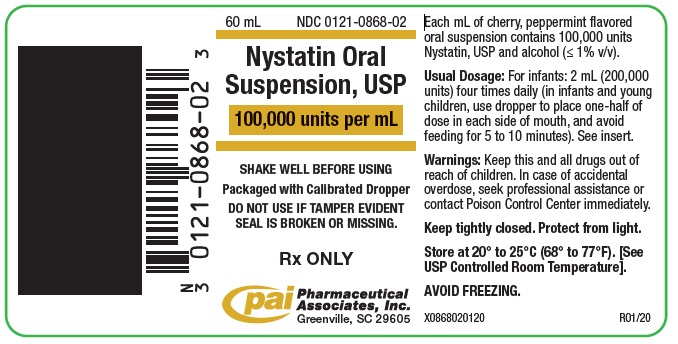 Rx Item-Nystatin 100000/Ml Sus 473 By Pharmaceutical Assoc gen Mycostatin