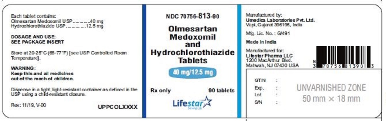 Rx Item-Olmesart-Hctz 20-12.5 Mg Tab 90 By Lifestar Pharma USA Gen Benicar HCT