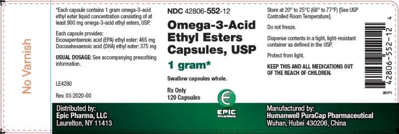 Rx Item-Omega-3-Acid 1 G Cap 120 By Epic Pharma USA Gen Lovaza