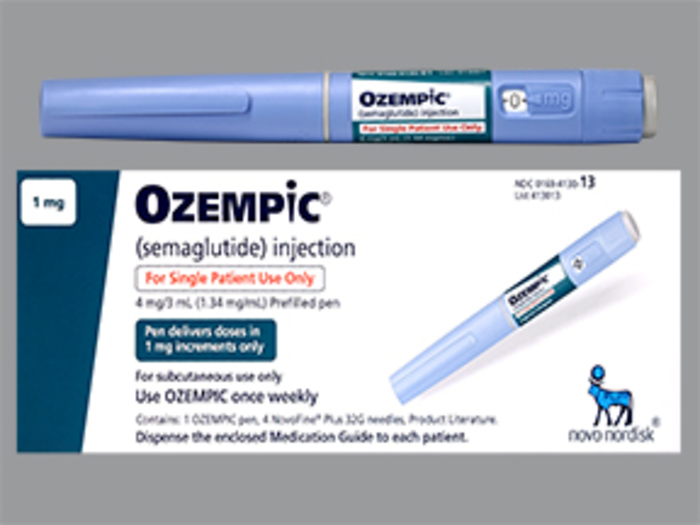 Rx Item-Ozempic Semaglutide 1/0.75  Inj 3ml By Novo Nordisk USA 