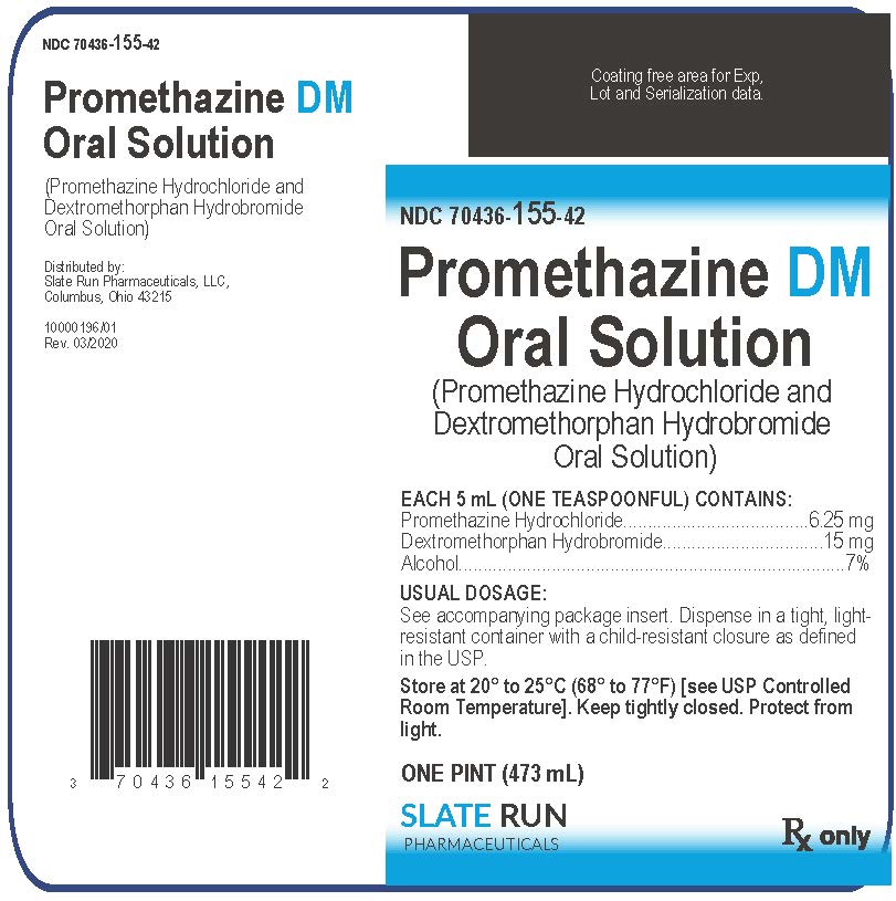 Rx Item-Promethazine DM 6.25-15/5 Syr 473 By Slate Run Pharma gen Phenergan