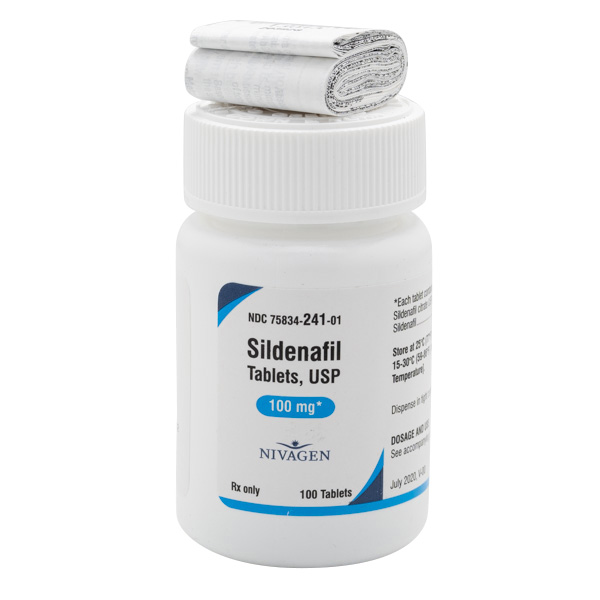 Rx Item-Sildenafil 100 Mg Tab 100 By Nivagen Pharmaceuticals USA Gen Viagra