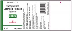 Rx Item-Theophylline 300 Mg Tab 100 By Glenmark Pharmac Gen Elixophylline