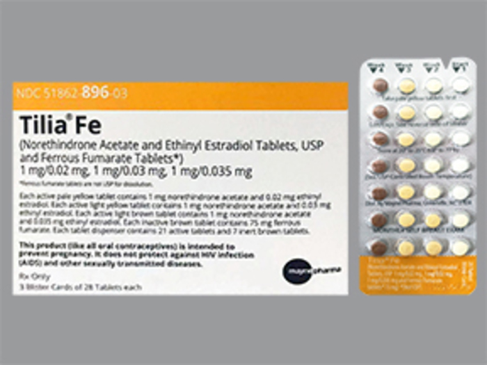 Rx Item-Tilia Fe 39940-7 Tab 3X28 By Mayne Pharma 