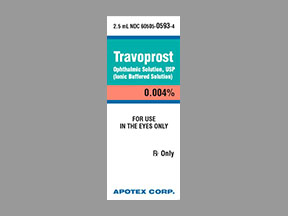 Rx Item-Travoprost 0.004 % Drp 2.5 By Apotex Corp Gen Travatan