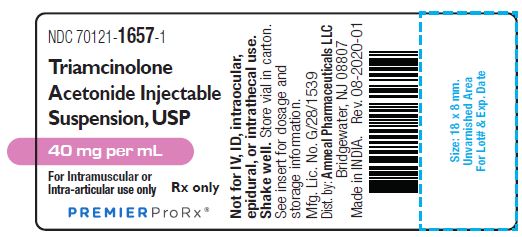Rx Item-Triamcinolone Ppx 40 Mg/Ml Vl 1 By Amneal Phama USA Gen Kenalog