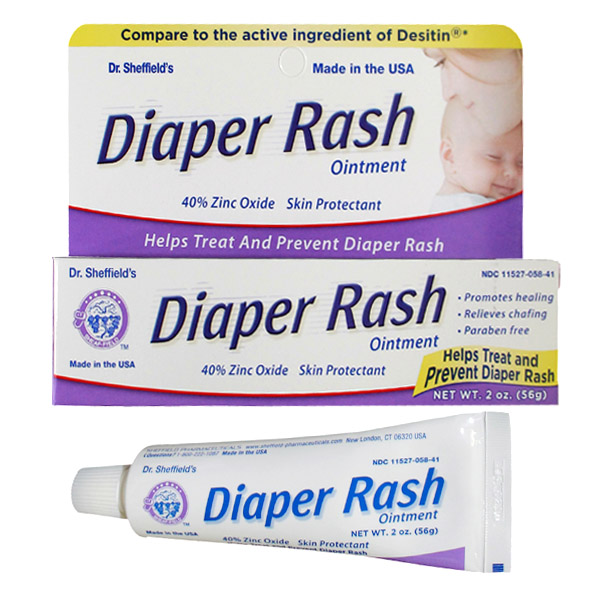 Pack of 12-Baby Diaper Rash Cream 2 oz by Sheffield