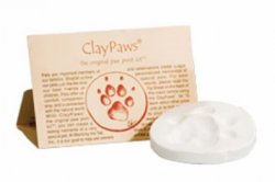 '.ClayPaws Paw Print Kit, White .'