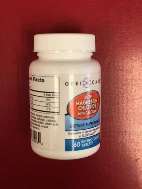 Case of 12-Slow Magnesium Chloride EC 60 Count By GERI-CARE Pharma