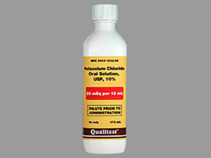 Rx Item-Potassium Chl 20MEQ-15ML 473 ML Sol by Par Pharma USA 