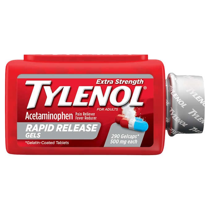 Tylenol Extra Strength 290 Rapid Release Gelcaps By J&J Consumer Health