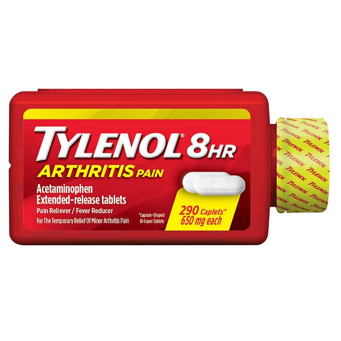 Tylenol 8 Hour Arthritis Pain 290 Caplets By J&J Consumer Health