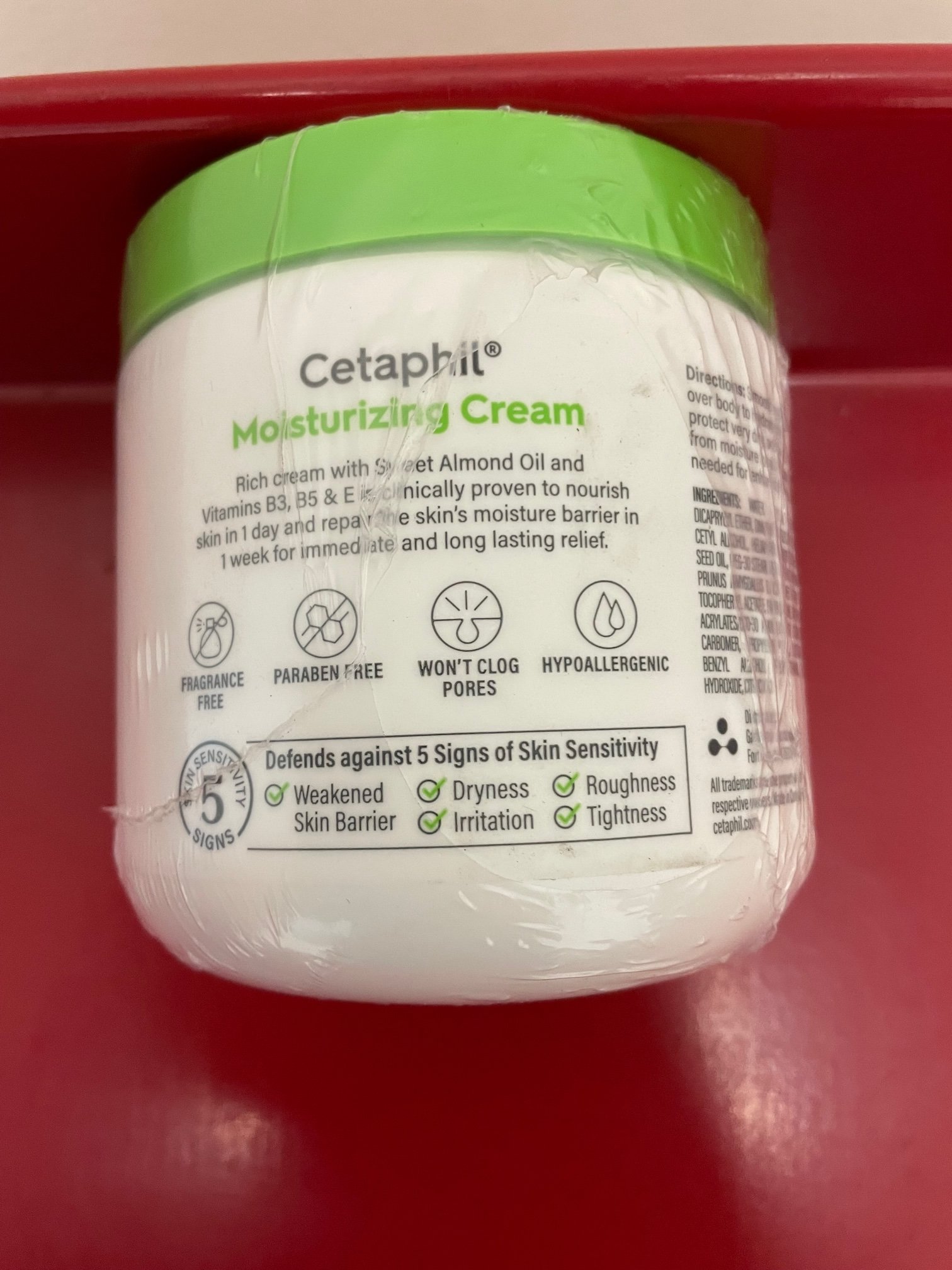 Case of 12Cetaphil Moisturizing Cream for Very Dry/Sensitive 16oz by