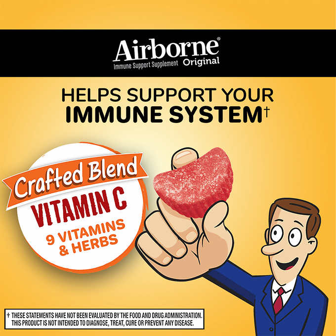 Airborne Blast Of Vitamin C, Orange, 18 Effervescent, 41 OFF