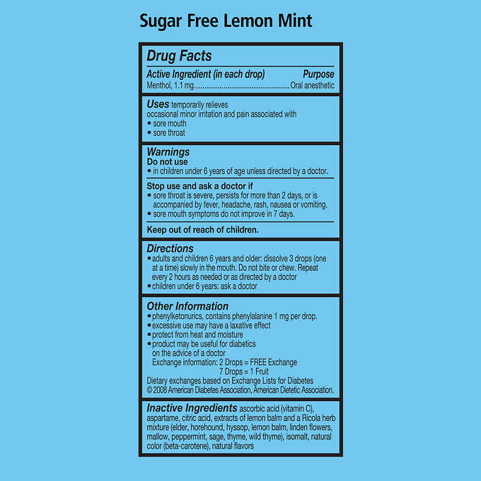 '.Ricola Sugar Free Lemon Mint.'