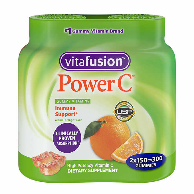 Vitafusion Power C Immune Support, 300 Adult Gummi By Church & Dwight