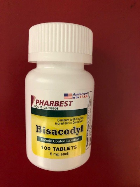 Bisacodyl 5 mg Tab 100 By Pharbest Gen Dulocolax