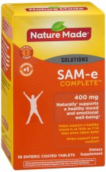 Sam-E Complt 400Mg 36 Tab  By Pharmavite Pharm Corp 