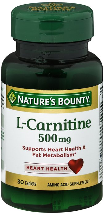 L-Carnitine 500mg Tab 30 Count Nat Bounty
