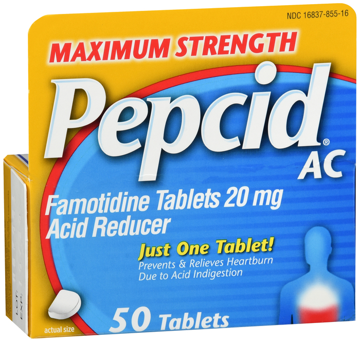 Pepcid Max Tablet Original Tab 50 By J&J Consumer USA  (