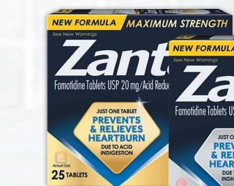Pack of 12-Zantac Famotidine 360 Max Strength 20mg tab 25 count by Chattem Drug