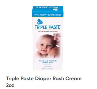 Triple Paste Diaper Rash Ointment 2 Oz