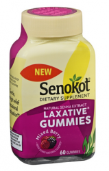 Case-of-12 Senokot Lax Gummies Mixed Berry 60Ct by Emerson