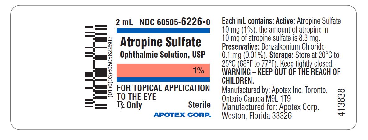 RX ITEM-Atropine Sulfate 1% Opthalmic drops 2ml by Apotex Pharma